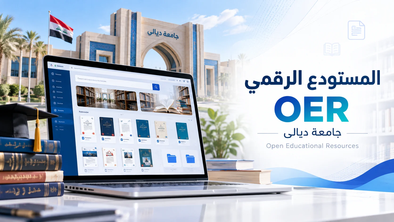 صورة مشروع نظام المستودع الرقمي OER — جامعة ديالى